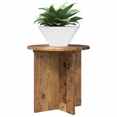 vidaXL Plant Stand 2 pcs Old Wood 40 x 40 x 40 cm Engineered Wood 3
