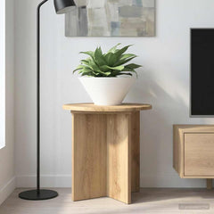 vidaXL Plant Stand 2 pcs Artisan Oak 40 x 40 x 40 cm Engineered Wood 1