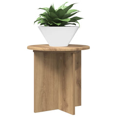 vidaXL Plant Stand 2 pcs Artisan Oak 40 x 40 x 40 cm Engineered Wood 3