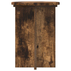vidaXL Plant Stand 2 pcs Smoked Oak Ø29.5 x 40 cm Engineered Wood 6