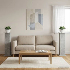 Plant Stand 2 pcs 30.5 x 30 x 100.5 cm Concrete grey