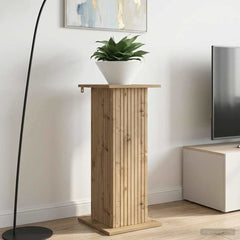 vidaXL Plant Stand Artisan Oak 30.5 x 30 x 80.5 cm Engineered Wood 1