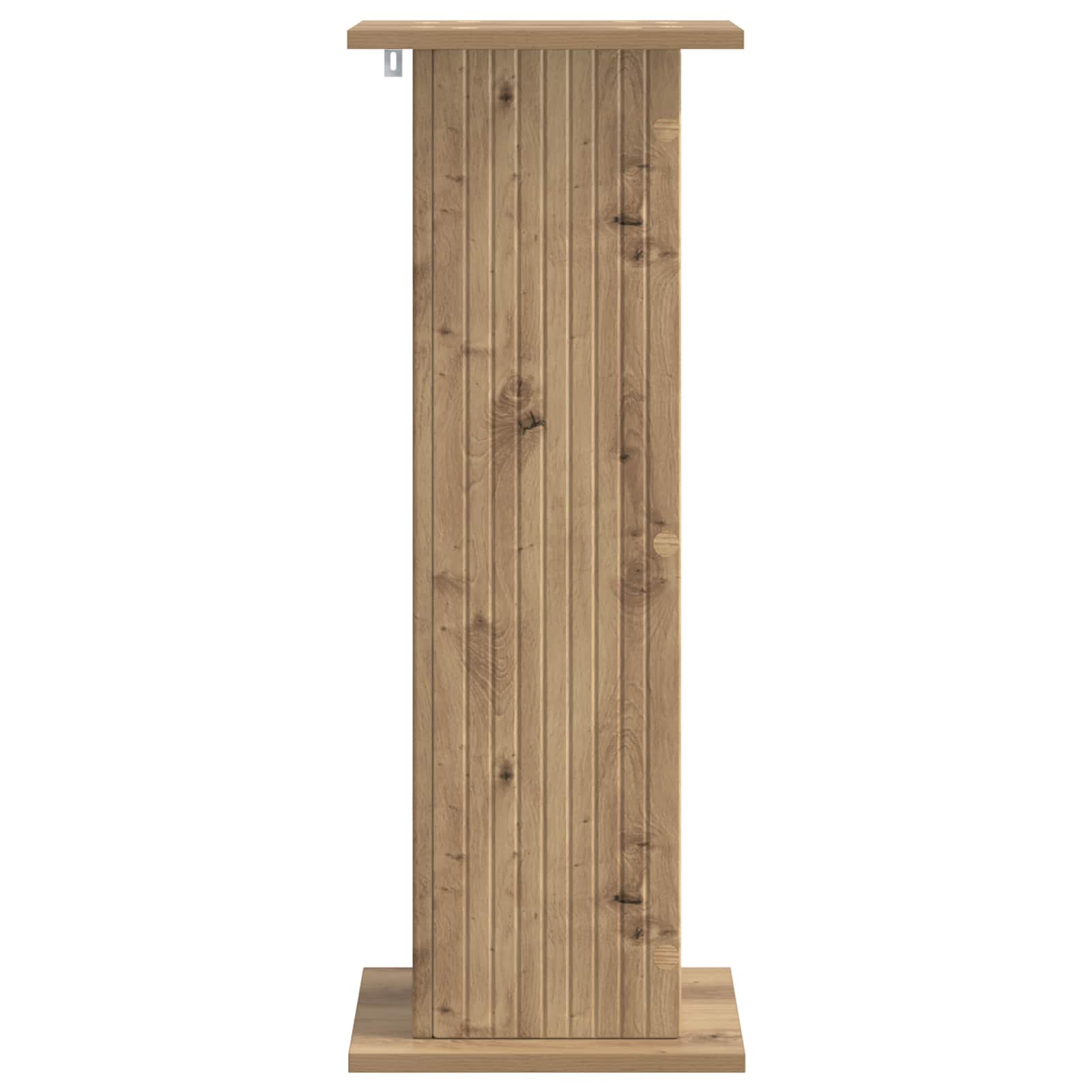 vidaXL Plant Stand Artisan Oak 30.5 x 30 x 80.5 cm Engineered Wood 5