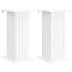 vidaXL Plant Stand 2 pcs White 30.5 x 30 x 60.5 cm Engineered Wood 2