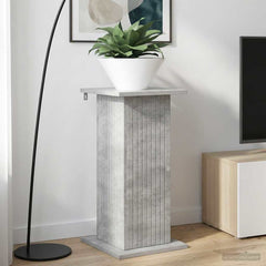 vidaXL Plant Stand Concrete Grey 30.5 x 30 x 60.5 cm Engineered Wood 1