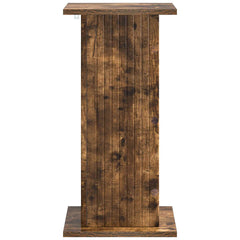vidaXL Plant Stand Smoked Oak 30.5 x 30 x 60.5 cm Engineered Wood 5