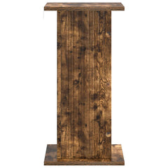 vidaXL Plant Stand Smoked Oak 30.5 x 30 x 60.5 cm Engineered Wood 6