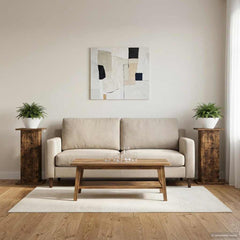 vidaXL Plant Stand 2 pcs Smoked Oak 30.5 x 30 x 60.5 cm 4
