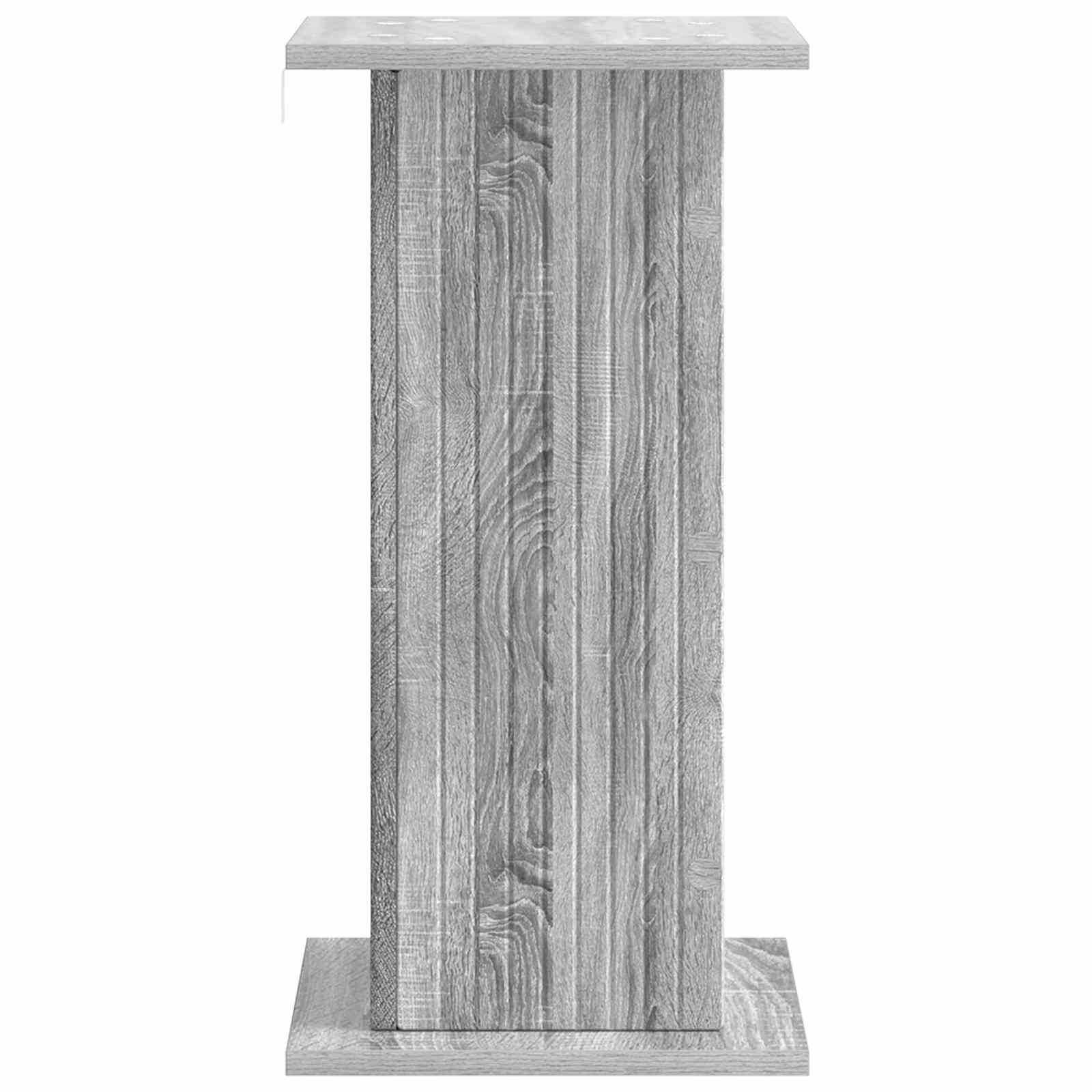 vidaXL Plant Stand Grey Sonoma 30.5 x 30 x 60.5 cm Engineered Wood 6