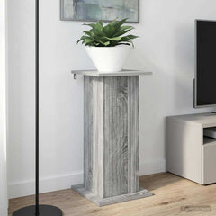 vidaXL Plant Stand 2 pcs Grey Sonoma 30.5 x 30 x 60.5 cm 1