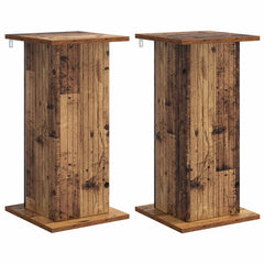 vidaXL Plant Stand 2 pcs Old Wood 30.5 x 30 x 60.5 cm Engineered Wood 2