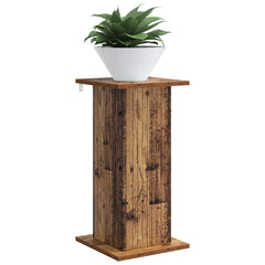 vidaXL Plant Stand 2 pcs Old Wood 30.5 x 30 x 60.5 cm Engineered Wood 3
