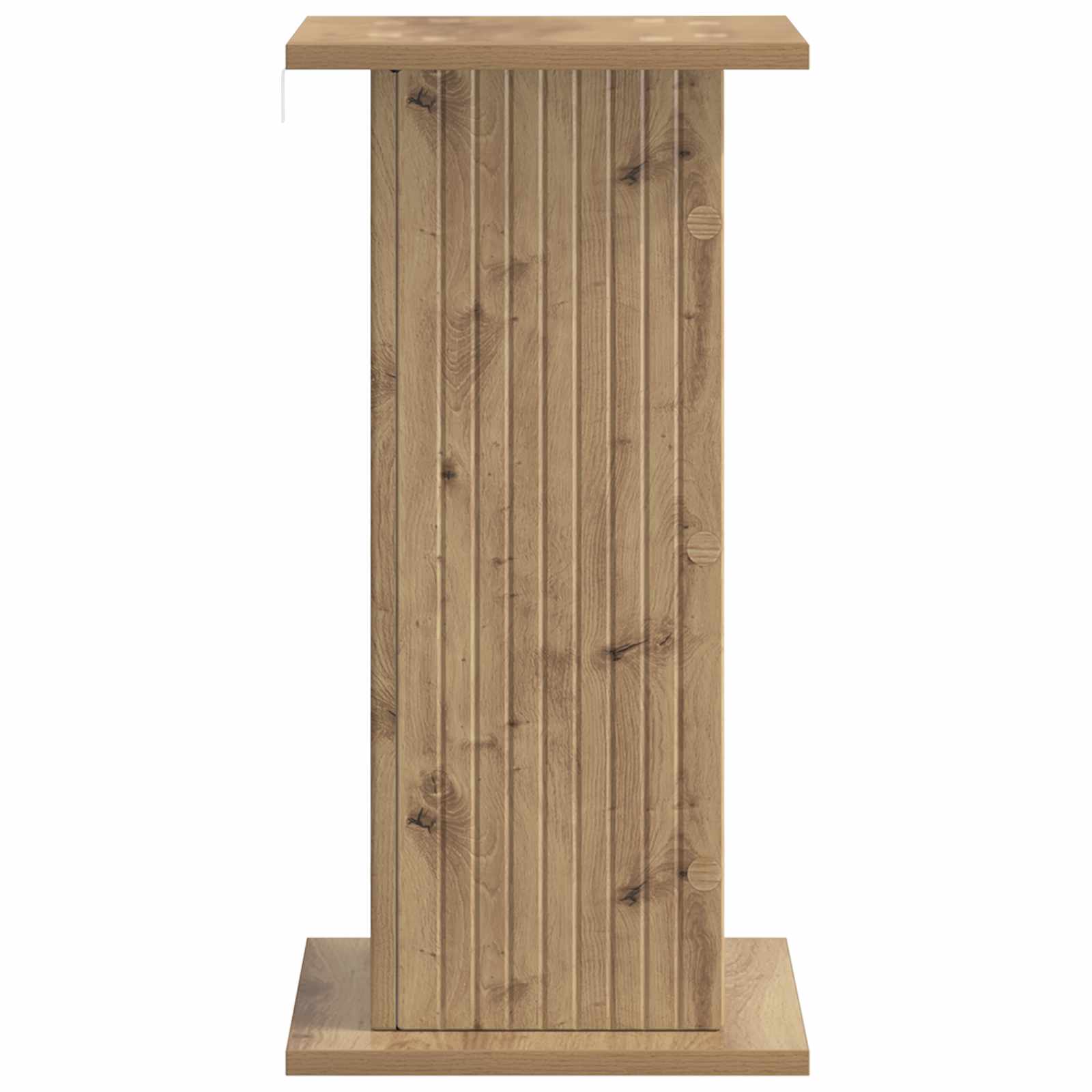 vidaXL Plant Stand Artisan Oak 30.5 x 30 x 60.5 cm Engineered Wood 6