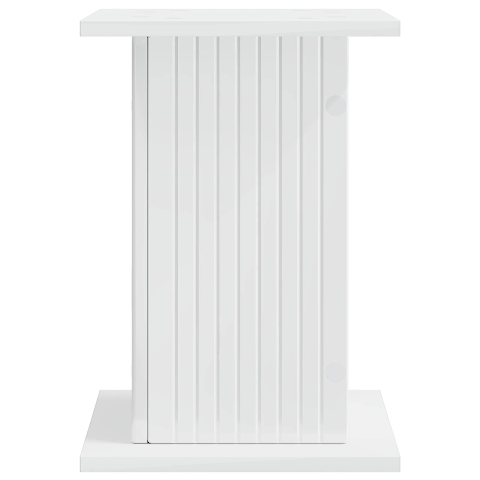 vidaXL Plant Stand High Gloss White 30.5 x 30 x 43 cm Engineered Wood 6