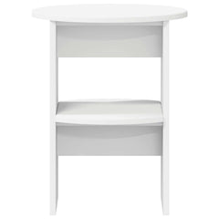vidaXL Side Cabinet White Ø40 x 50 cm Engineered Wood 4