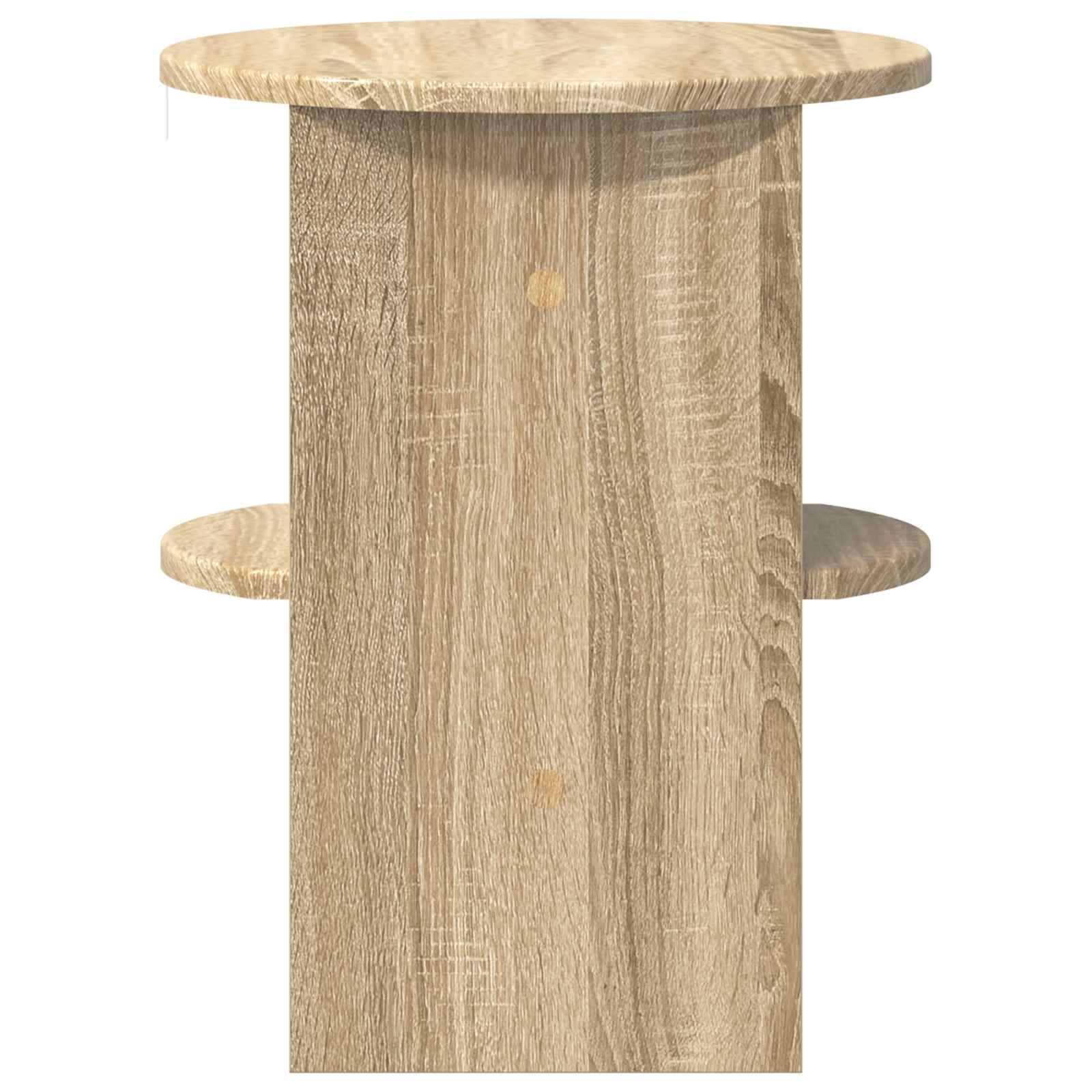 vidaXL Side Cabinet Sonoma Oak Ø40 x 50 cm Engineered Wood 6