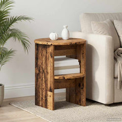 vidaXL Side Cabinet Old Wood Ø40 x 50 cm Engineered Wood 1
