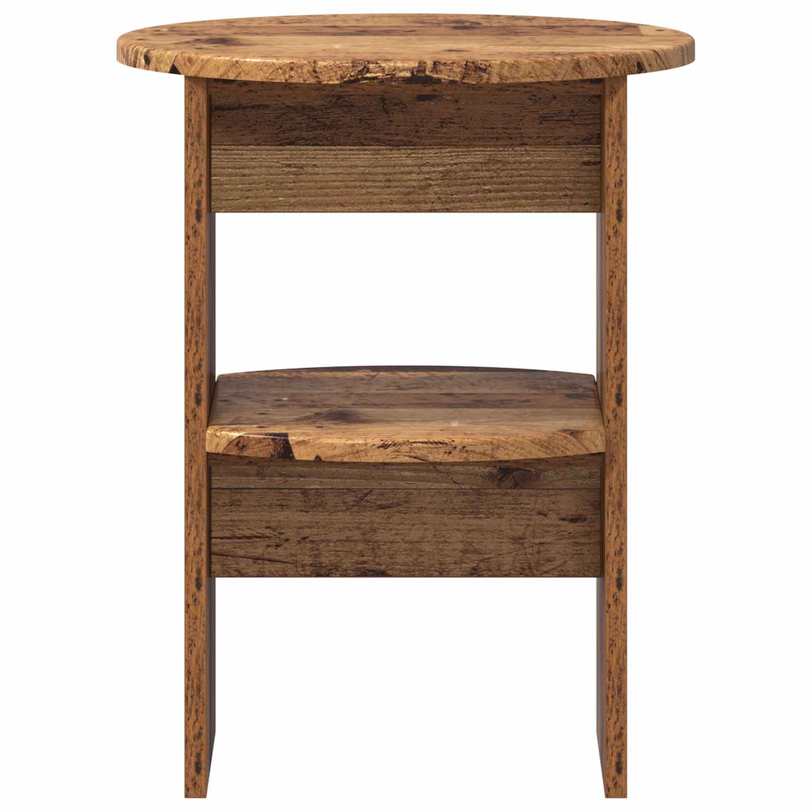 vidaXL Side Cabinet Old Wood Ø40 x 50 cm Engineered Wood 4