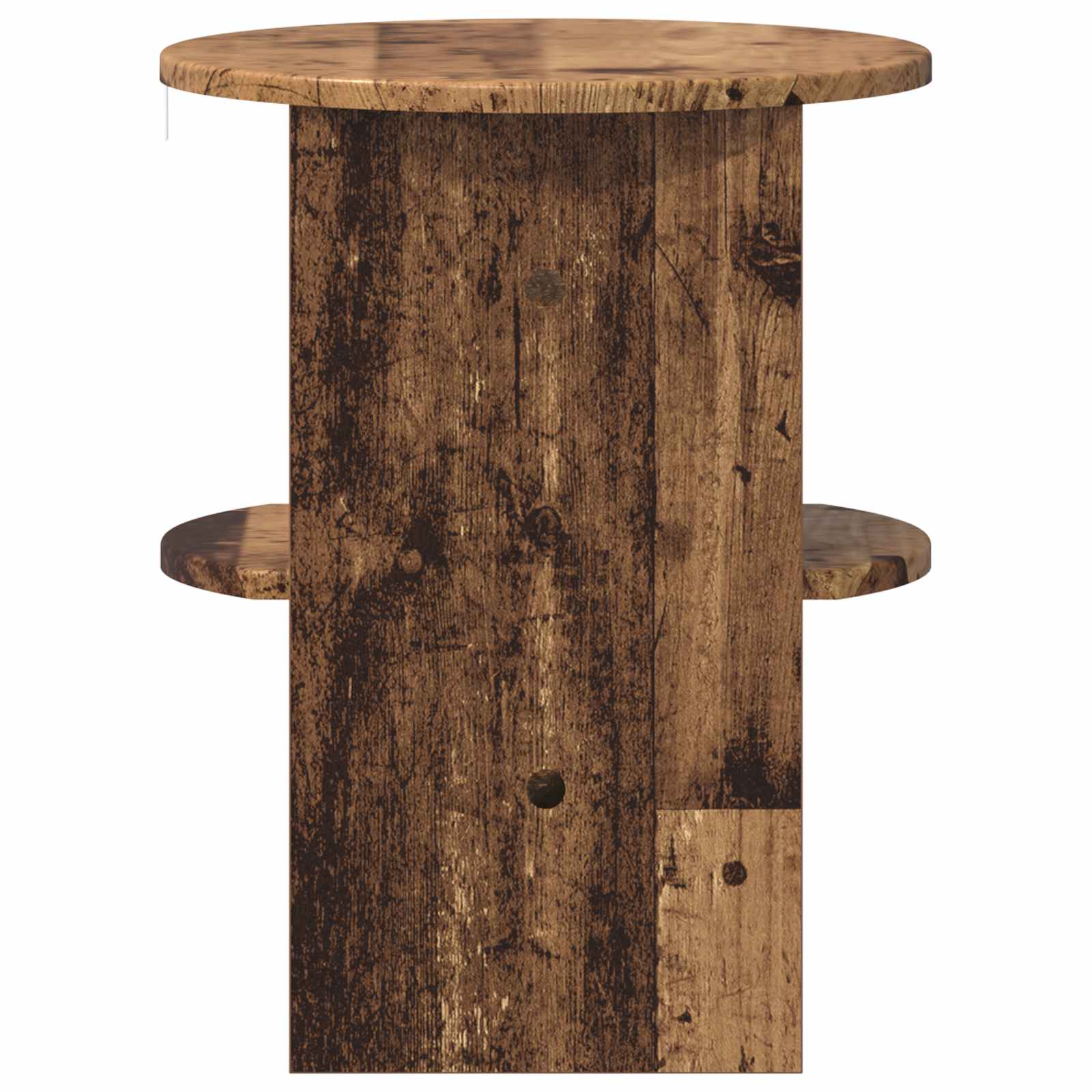 vidaXL Side Cabinet Old Wood Ø40 x 50 cm Engineered Wood 5