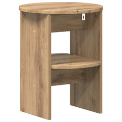 vidaXL Side Cabinet Artisan Oak Ø40 x 50 cm Engineered Wood 6