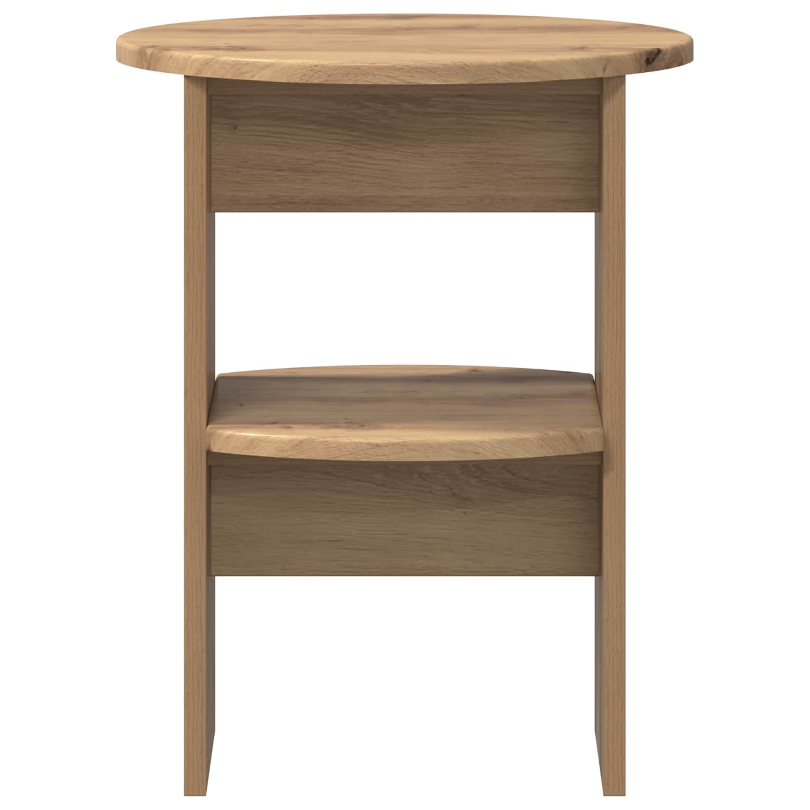 vidaXL Side Cabinet Artisan Oak Ø40 x 50 cm Engineered Wood 4