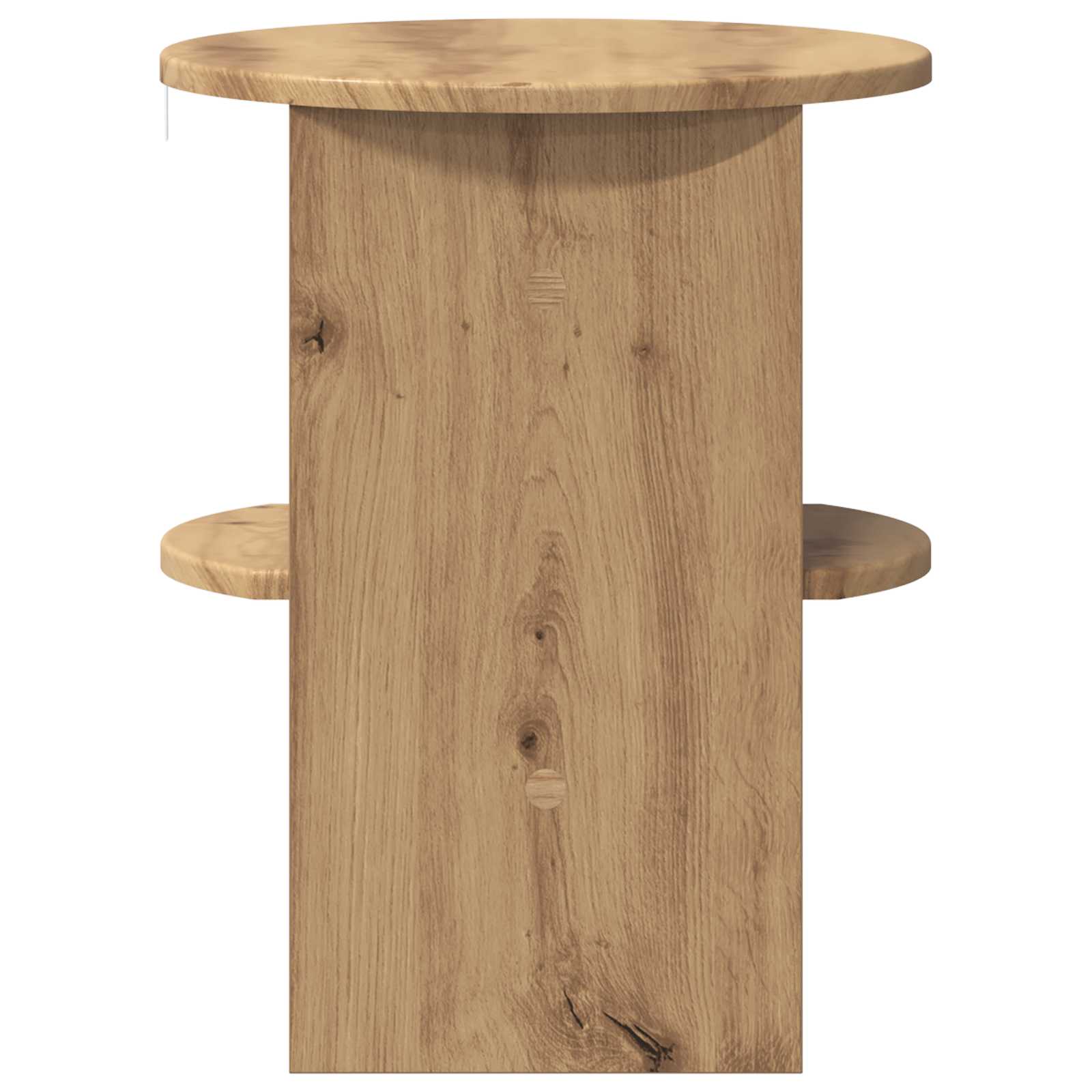 vidaXL Side Cabinet Artisan Oak Ø40 x 50 cm Engineered Wood 5