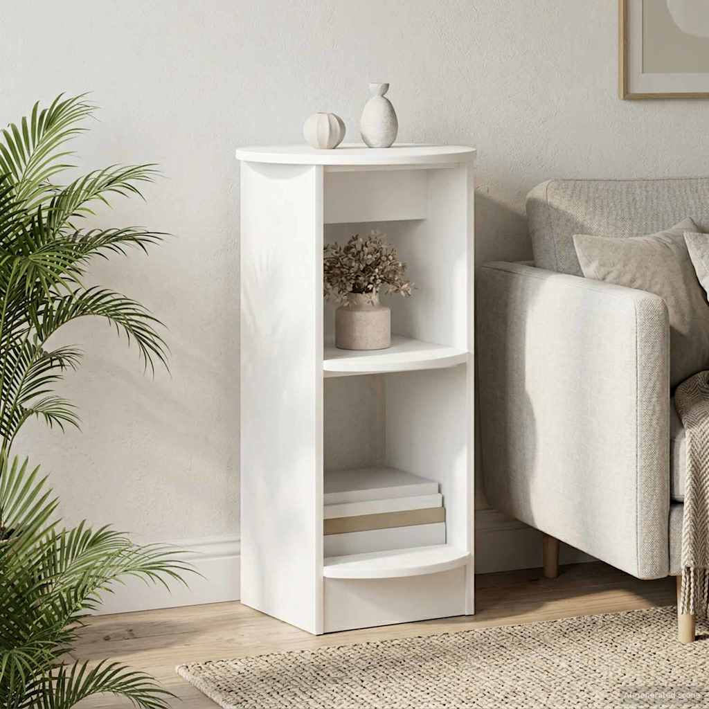 vidaXL Side Cabinet White Engineered Wood 1