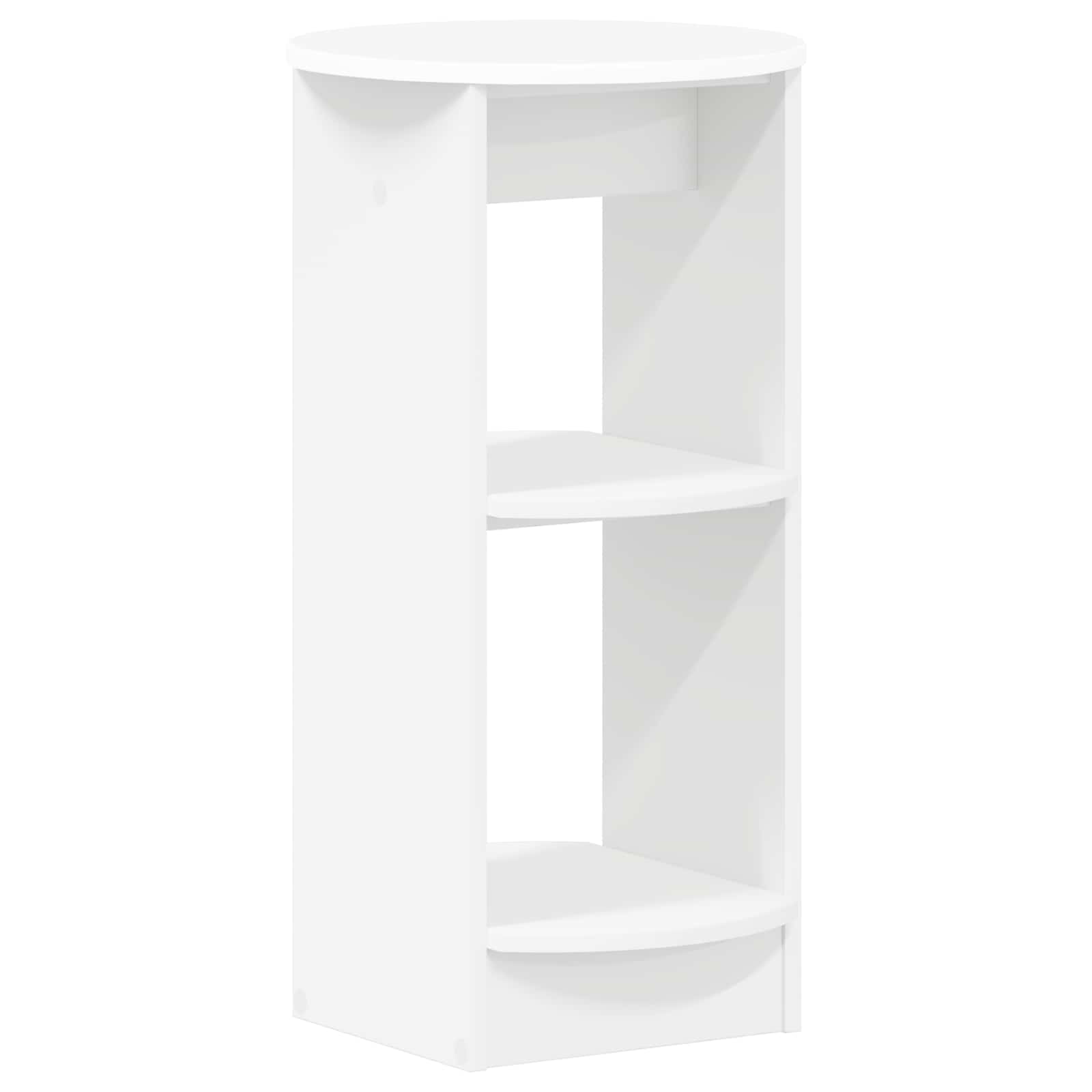 vidaXL Side Cabinet White Engineered Wood 2