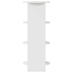 vidaXL Side Cabinet High Gloss White 40 x 40 x 100 cm Engineered Wood 5