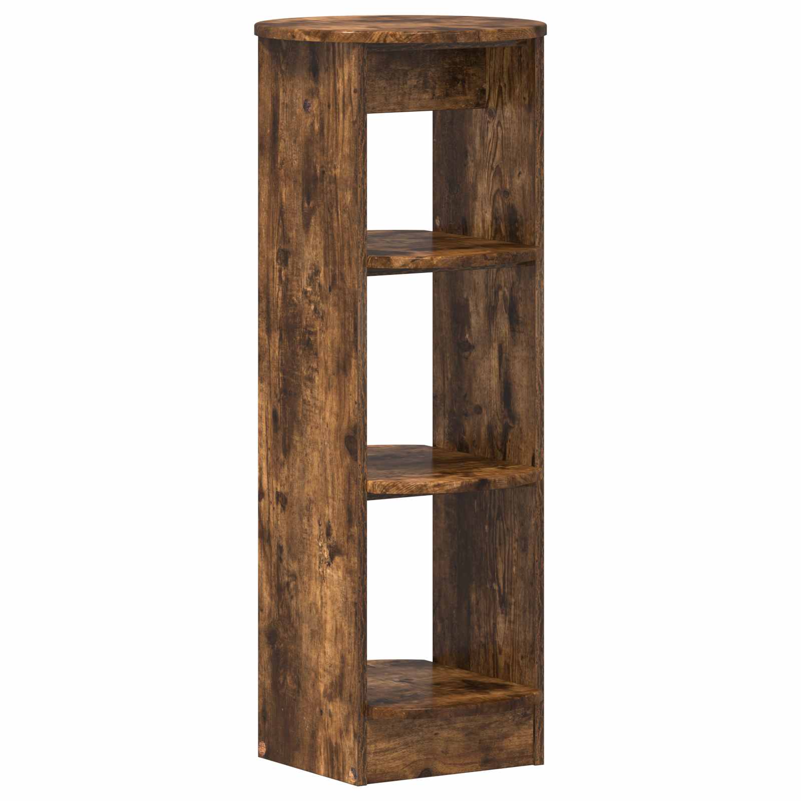 vidaXL Side Cabinet Smoked Oak 40 x 40 x 100 cm Engineered Wood 2