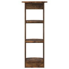 vidaXL Side Cabinet Smoked Oak 40 x 40 x 100 cm Engineered Wood 4