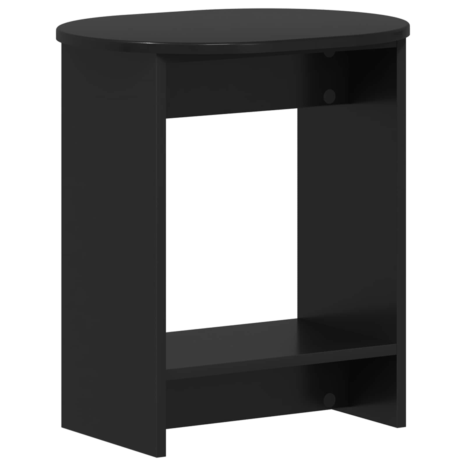 vidaXL Side Table Black 50 x 39,5 x 55 cm Engineered Wood 2