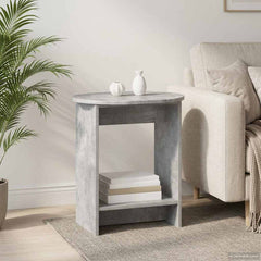 vidaXL Side Table Concrete Grey 50 x 39,5 x 55 cm Engineered Wood 1