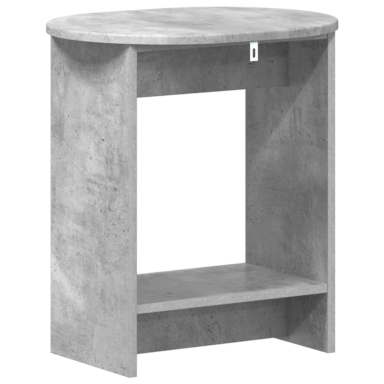 vidaXL Side Table Concrete Grey 50 x 39,5 x 55 cm Engineered Wood 6