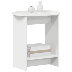 vidaXL Side Table High Gloss White 50 x 39,5 x 55 cm Engineered Wood 3