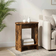 vidaXL Side Table Smoked Oak 50 x 39,5 x 55 cm Engineered Wood 1