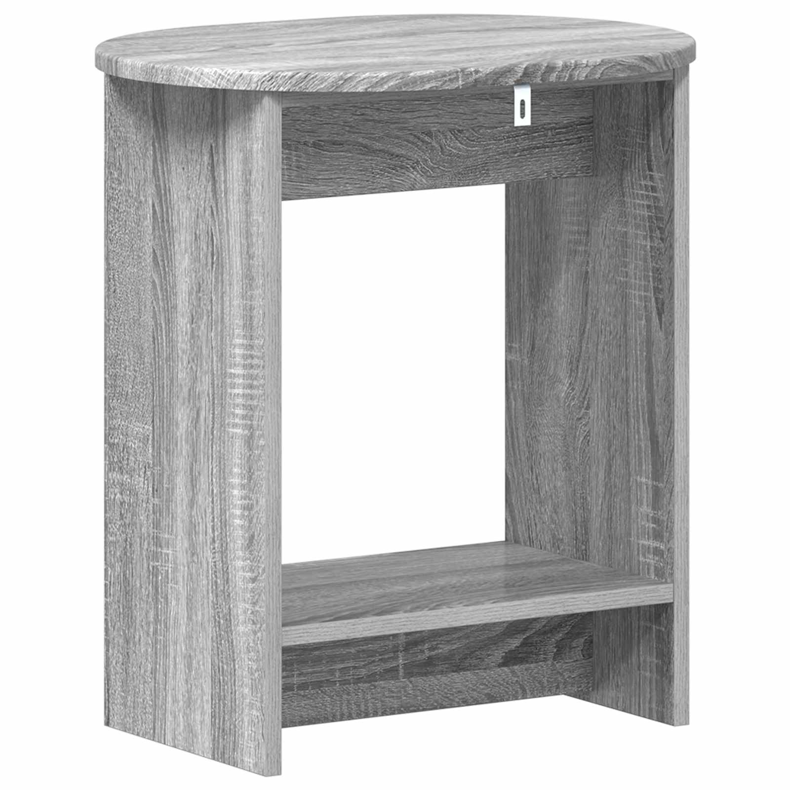 vidaXL Side Table Grey Sonoma 50 x 39,5 x 55 cm Engineered Wood 6