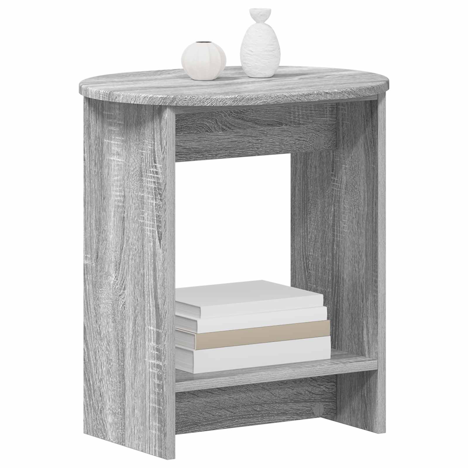 vidaXL Side Table Grey Sonoma 50 x 39,5 x 55 cm Engineered Wood 3
