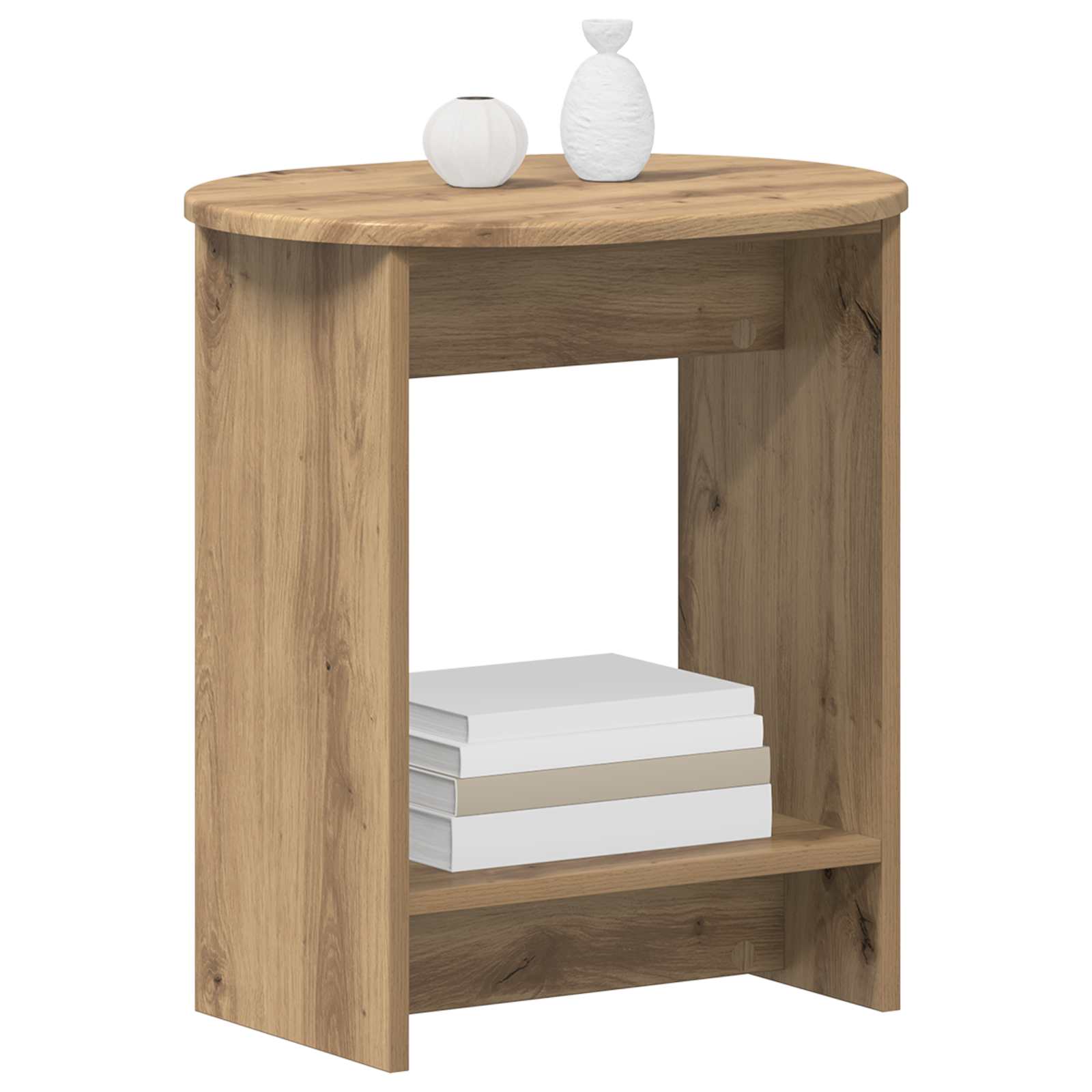 vidaXL Side Table Artisan Oak 50 x 39,5 x 55 cm Engineered Wood 3