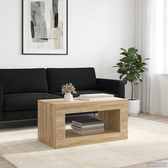 vidaXL Coffee Table 99.5 x 50 x 50 cm Engineered Wood