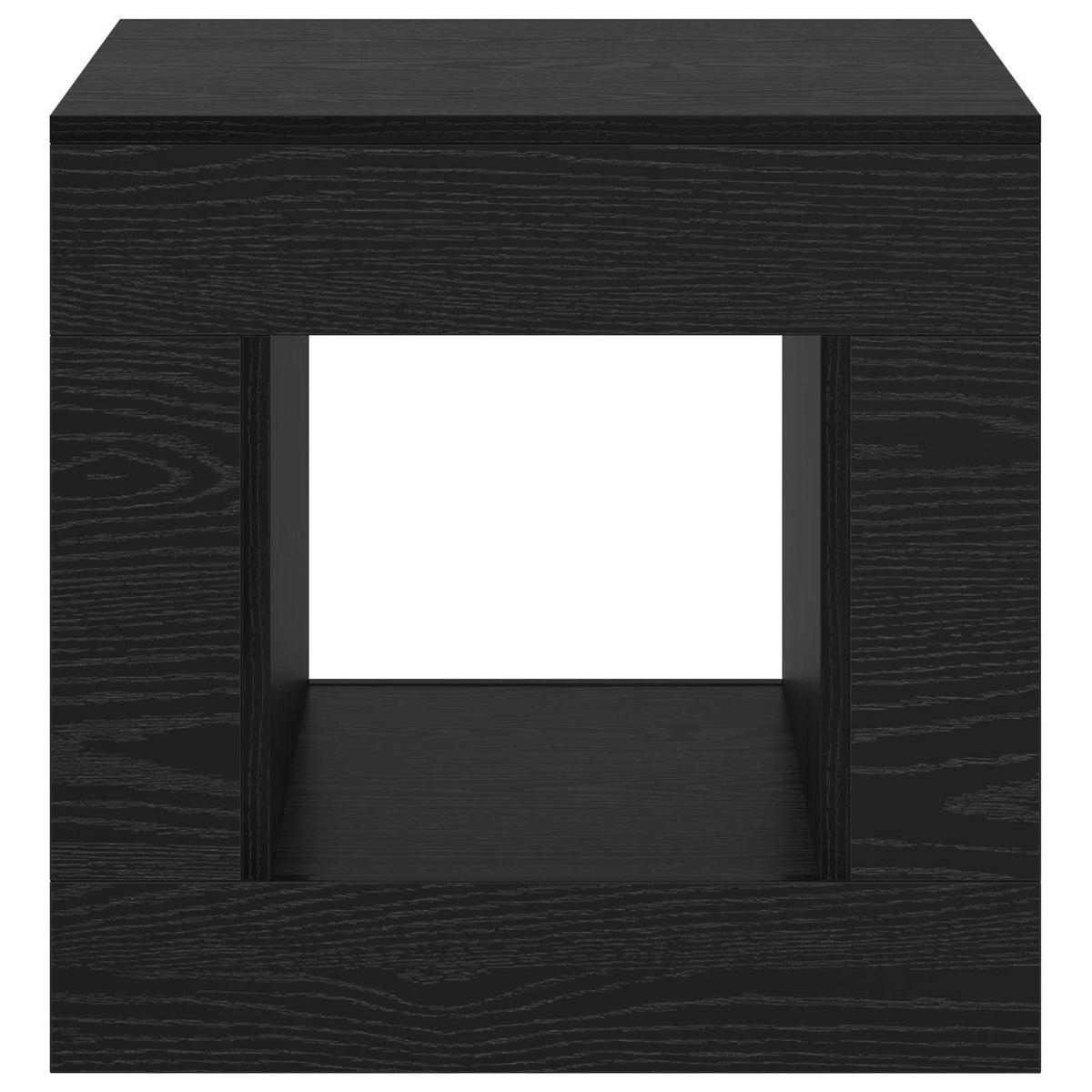Coffee Table 51.5 x 50 x 50 cm Engineered Wood Black oak
