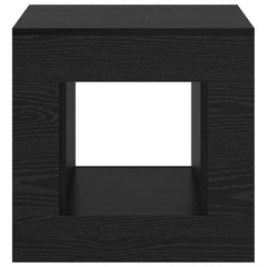 Coffee Table 51.5 x 50 x 50 cm Engineered Wood Black oak