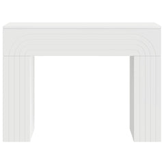 vidaXL Coffee Table White 102 x 35 x 75 cm Engineered Wood 5
