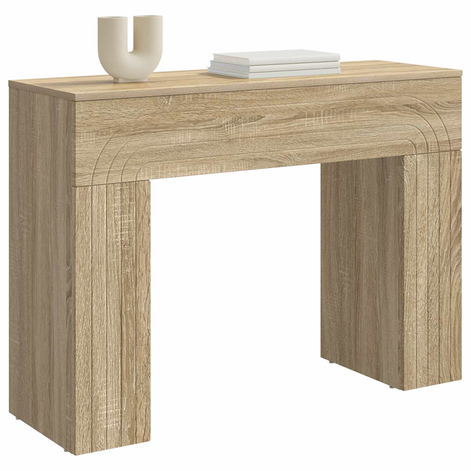 vidaXL Coffee Table Sonoma Oak 102 x 35 x 75 cm Engineered Wood 3