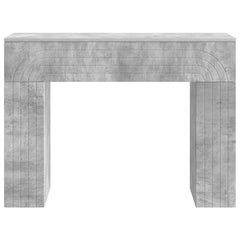 vidaXL Coffee Table Concrete Grey 102 x 35 x 75 cm Engineered Wood 5