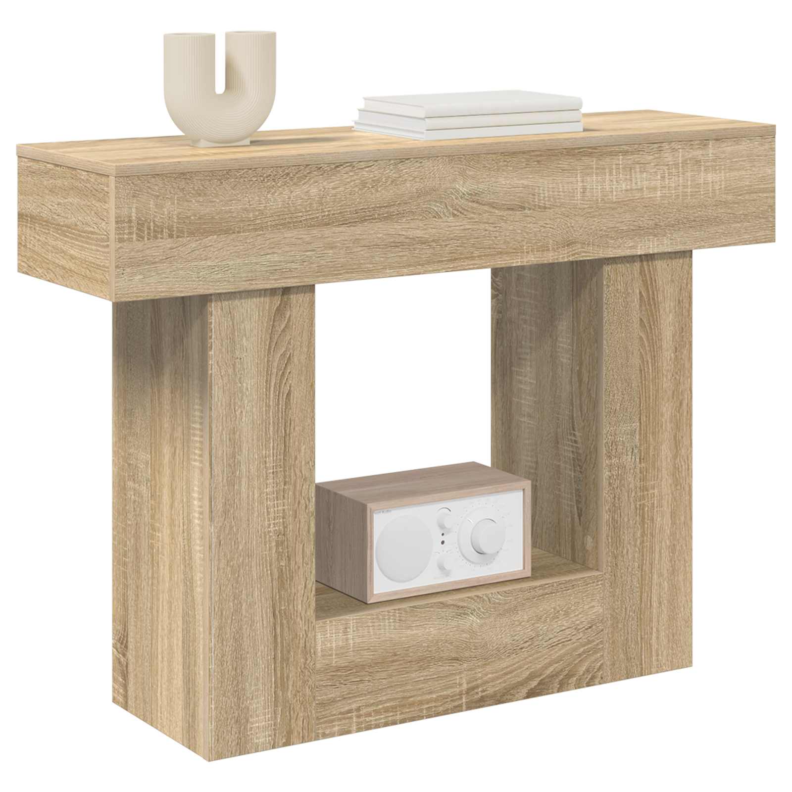 vidaXL Sonoma Oak 101 x 30 x 74 cm 3