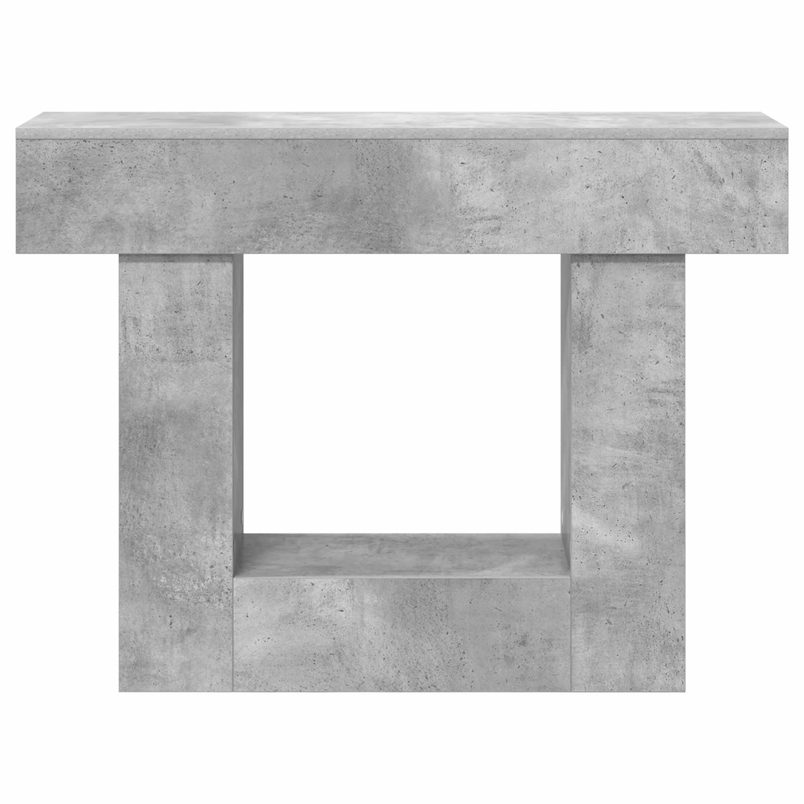 vidaXL Concrete Grey 101 x 30 x 74 cm 5