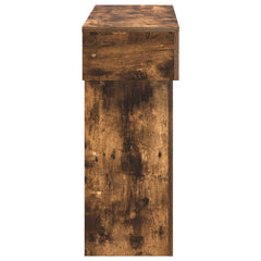 vidaXL Smoked Oak 101 x 30 x 74 cm 6