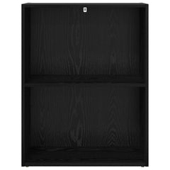 vidaXL Bookshelf 60 x 30 x 76.5 cm Engineered Wood Black Oak 4