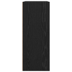 vidaXL Bookshelf 60 x 30 x 76.5 cm Engineered Wood Black Oak 5